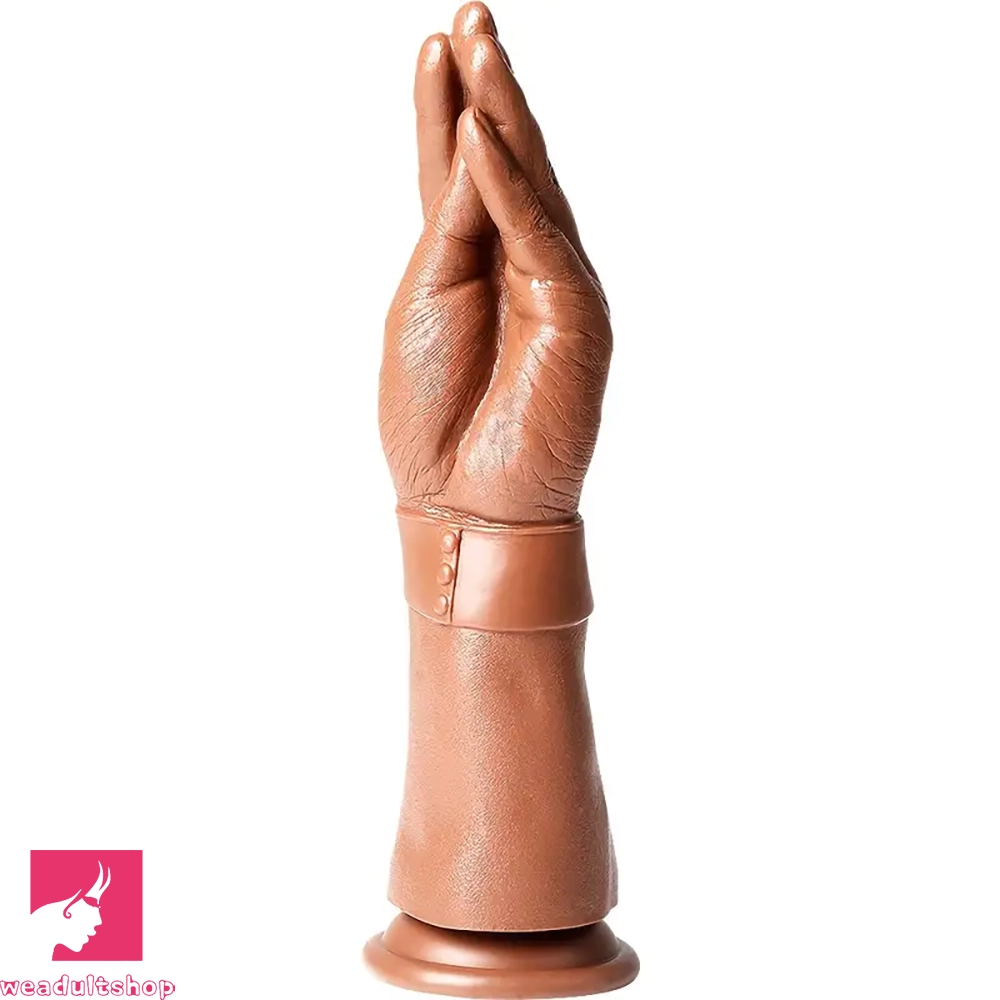 11.22in Realistic Hand Arm Fist With Graduated Fingers Dildo Prostate Toy