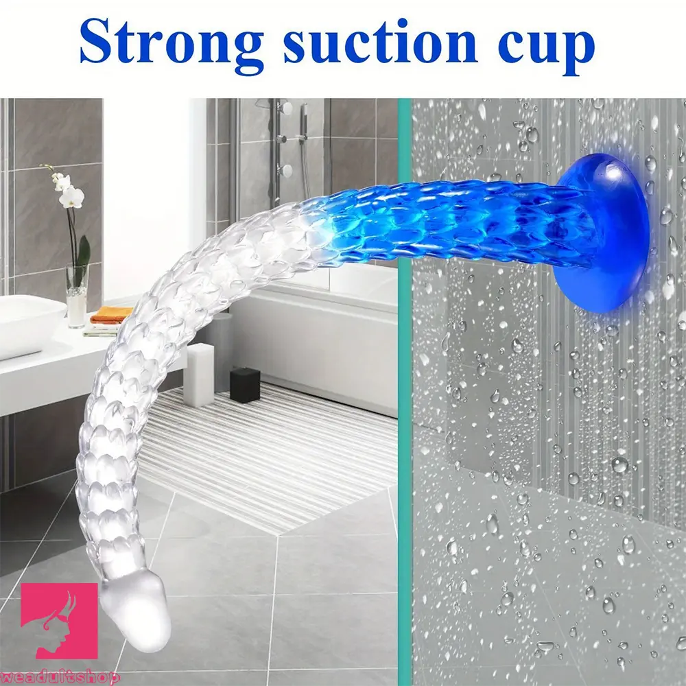 16.1in 19.29in 22.84in Anal Training Soft TPE Dildo For Experienced Game