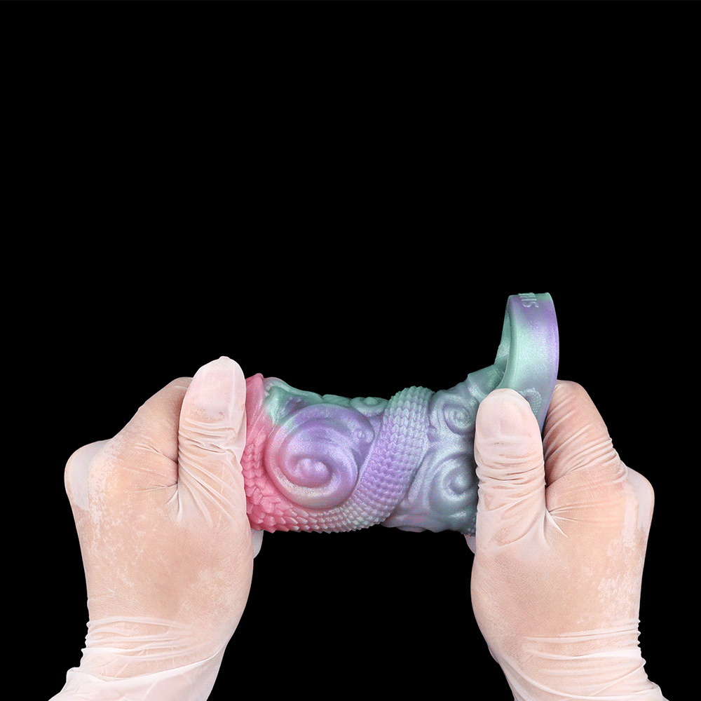 5in Wyrm Bloom SHAZ-3017 Fantasy Hollow Dildo Sleeve Cock Extension