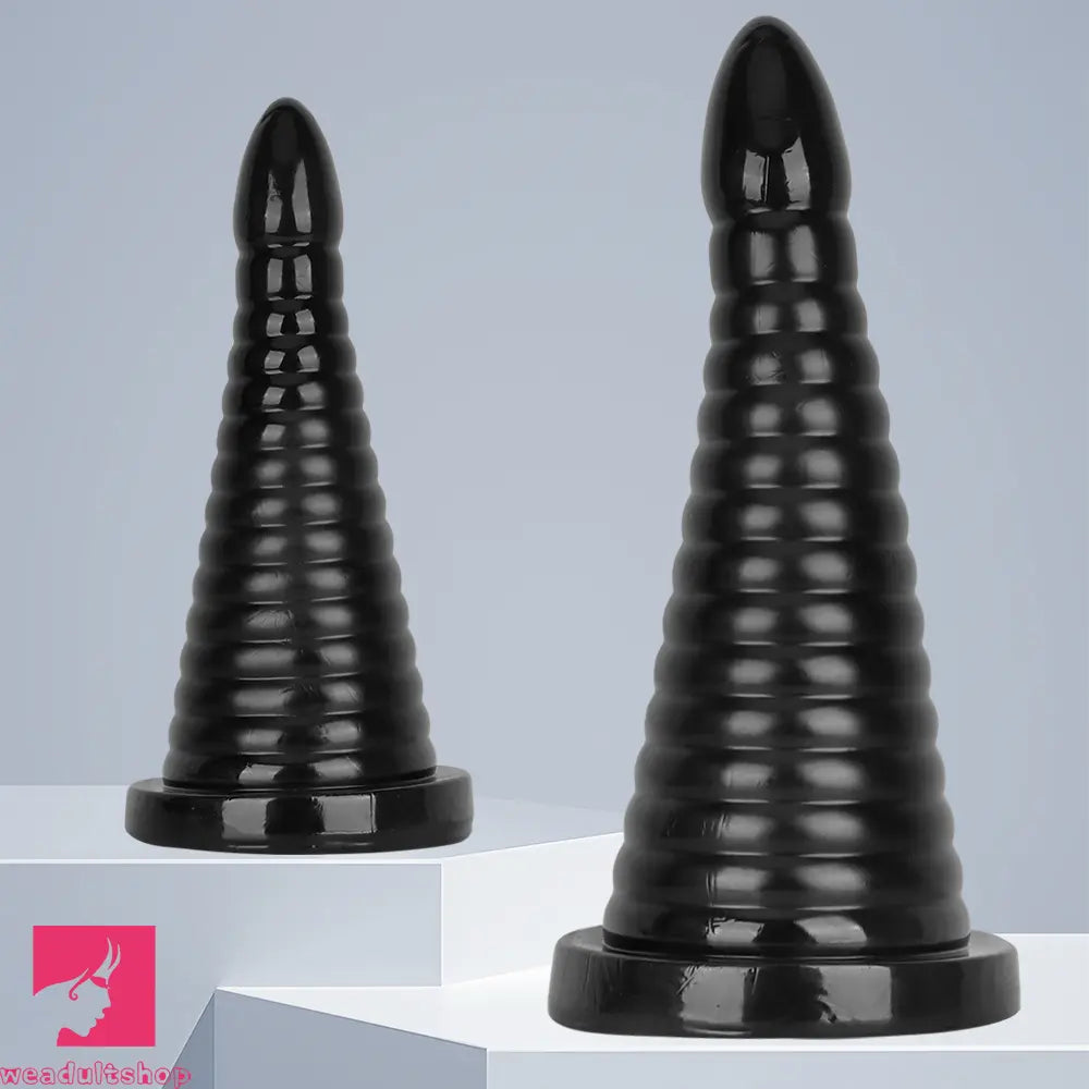 10.23in 14.56in Large Thread PVC Pagoda Thick Large Anal Plug Cock Dildo