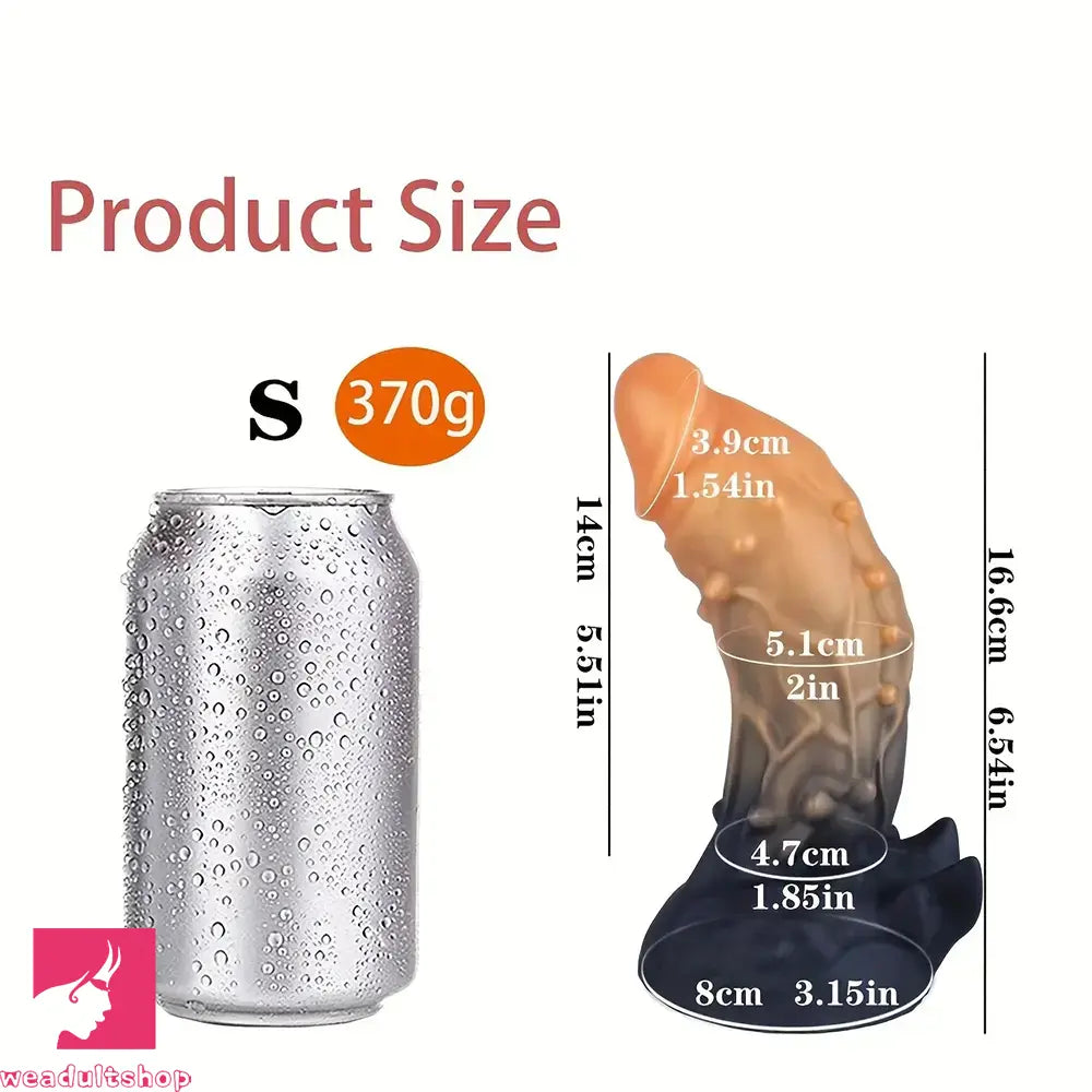 6.54in 7.68in 8.97in Soft Silicone Monster Spiked Dildo Thick Anal Odd Dildo