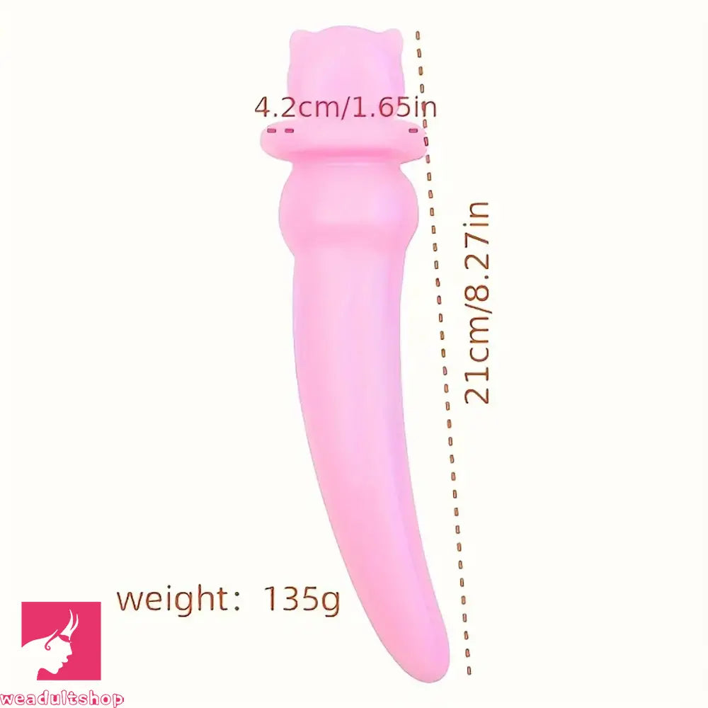 5.12in 6.3in 7.87in 8.27in Realistic Cute TPE Fantasy Dildo For Clit Orgasm
