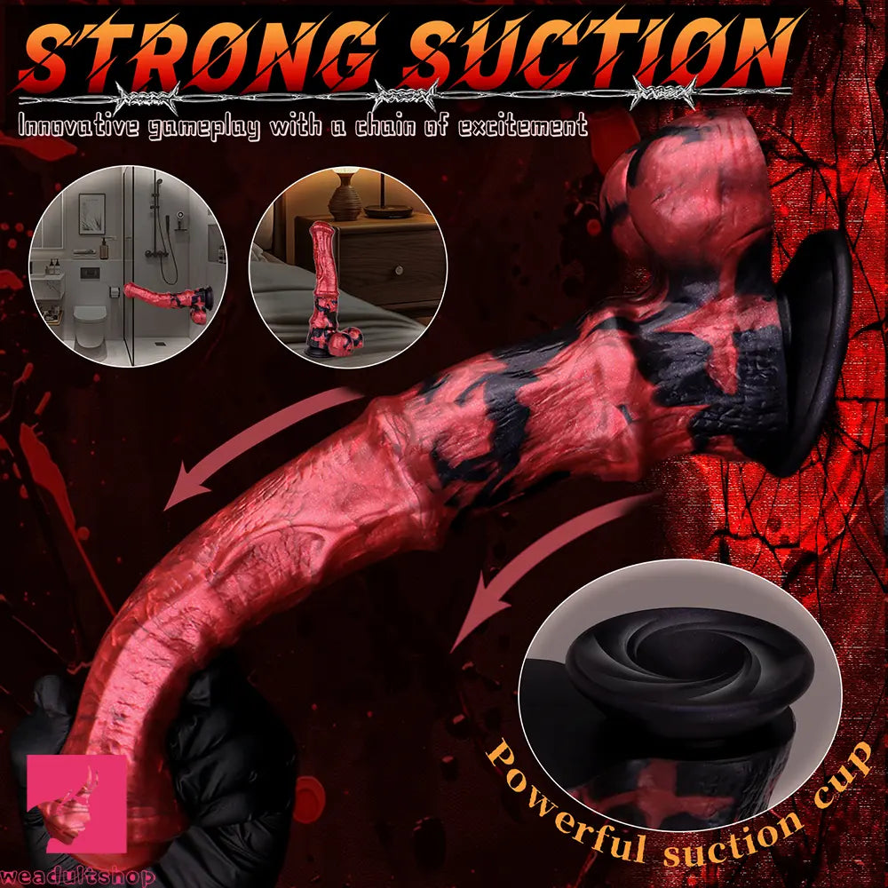 11.02in Liquid Silicone Horse Cock Big Dildo Large Toy Couple Foreplay