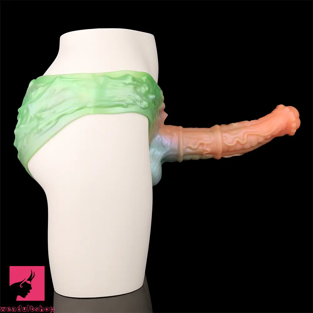 11.02in Horse Big Monster Hollow Dildo Harness Pants Strap on Dildo Cock