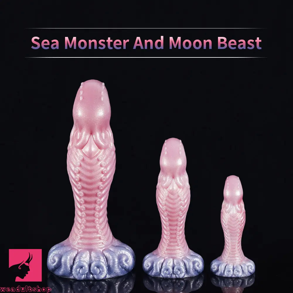 Fantasy Monster Dog Knot Female Soft Silicone Anal Plug Dildo For Prostate