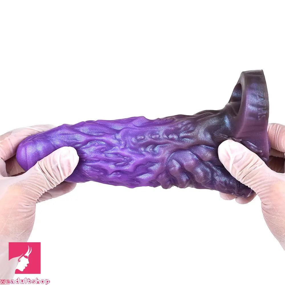 5.98in Dragon Beast Creature Fantasy Hollow Dildo Cock Odd Sleeve