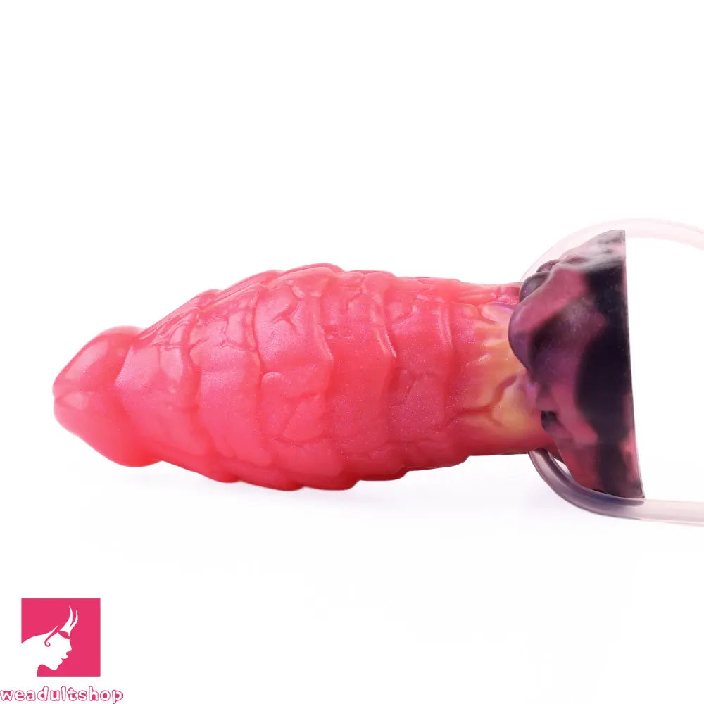 5.31in Fantasy Silicone Soft Inflatable Spraying Water Dildo For Anus Sex