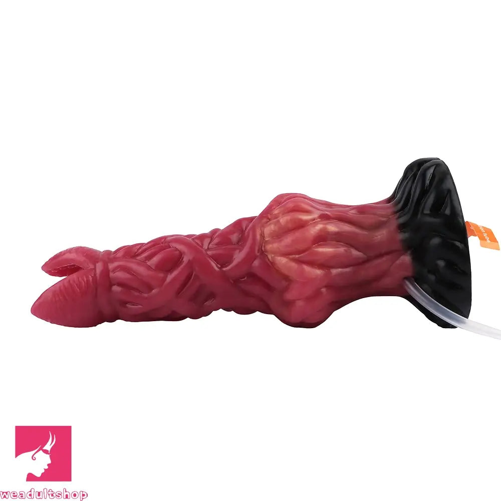 8.03in Ejaculating Inflatable Big Silicone Soft Fantasy Odd Creature Dildo