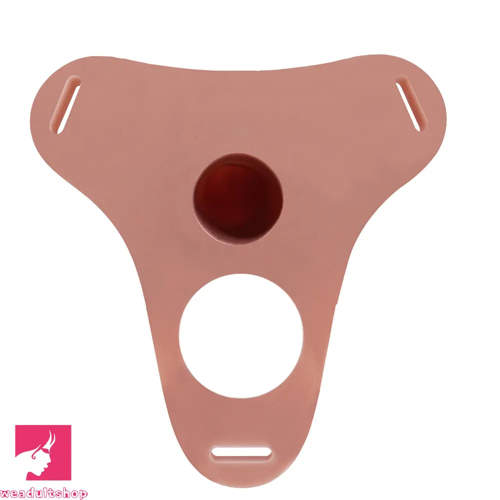 5.51in Strap on Hollow Silicone Cock Cage Dildo For Chastity Dildo Sleeve