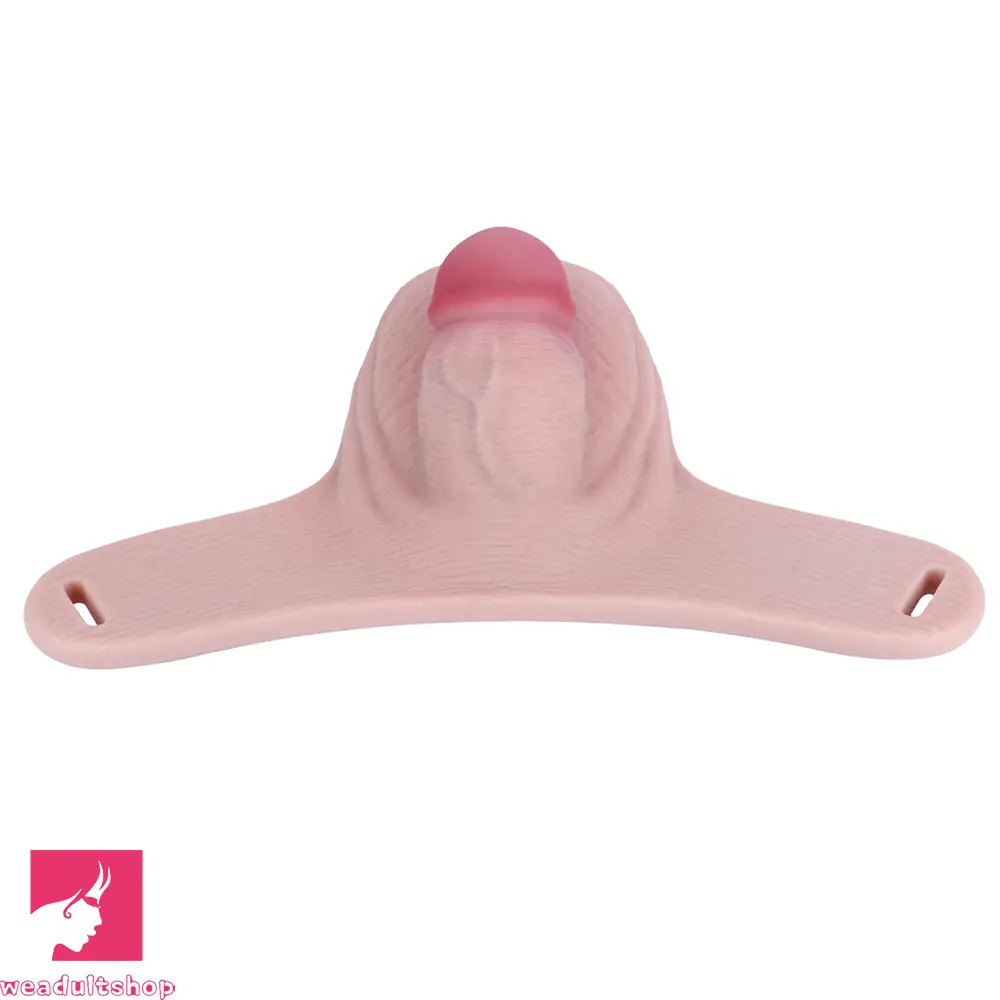 3.93in Real Hollow Chastity Cage Dildo Adult Sex Toy For Women Couples