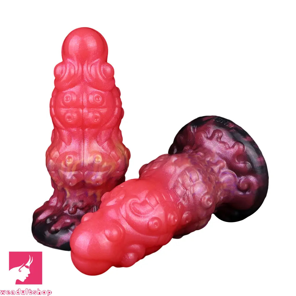 5.91in Fantasy Silicone Soft Monster Cock Dildo With Suction Cup Penis