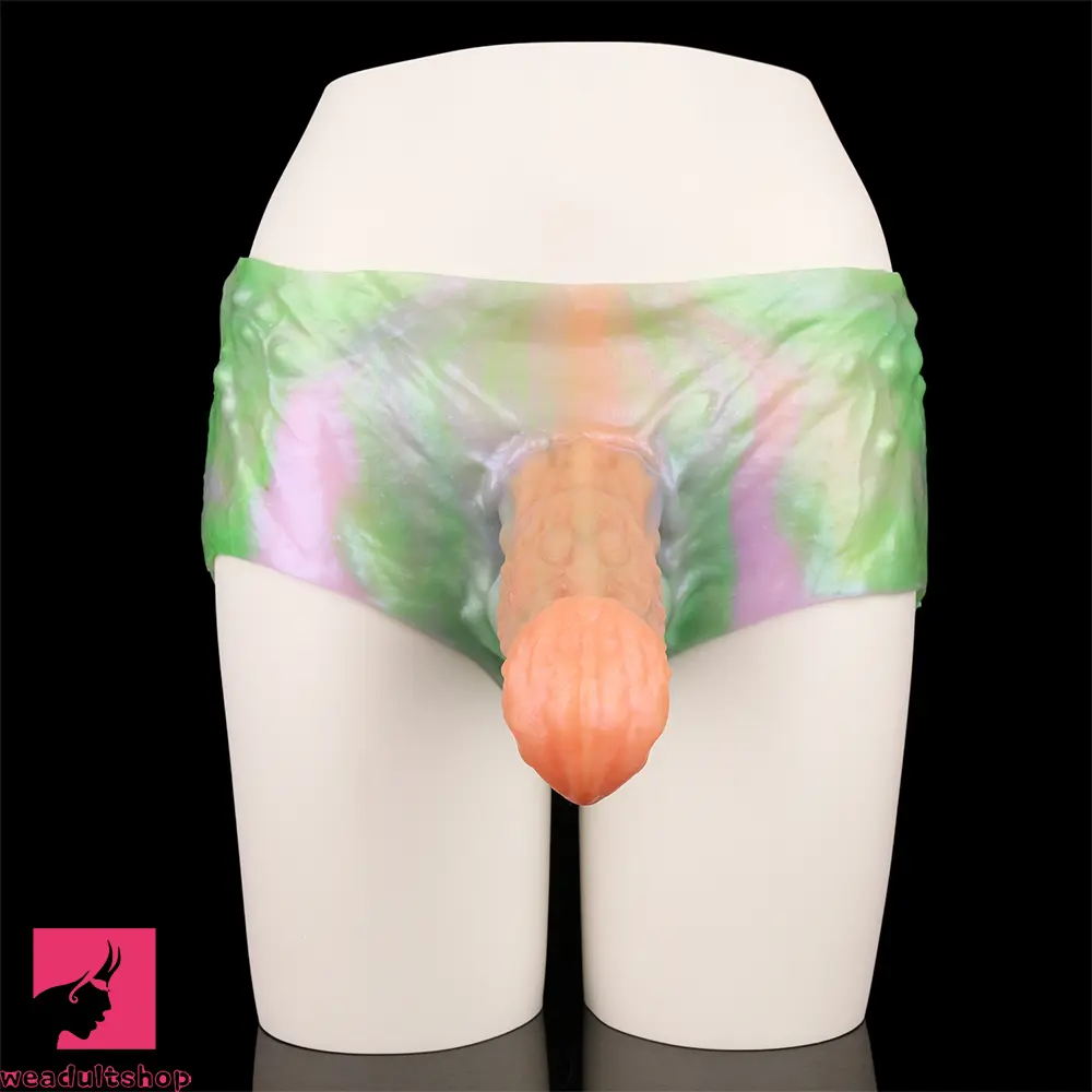 7.67in Monster Hollow Dildo Harness Pants Strap on Sex Fantasy Dildo