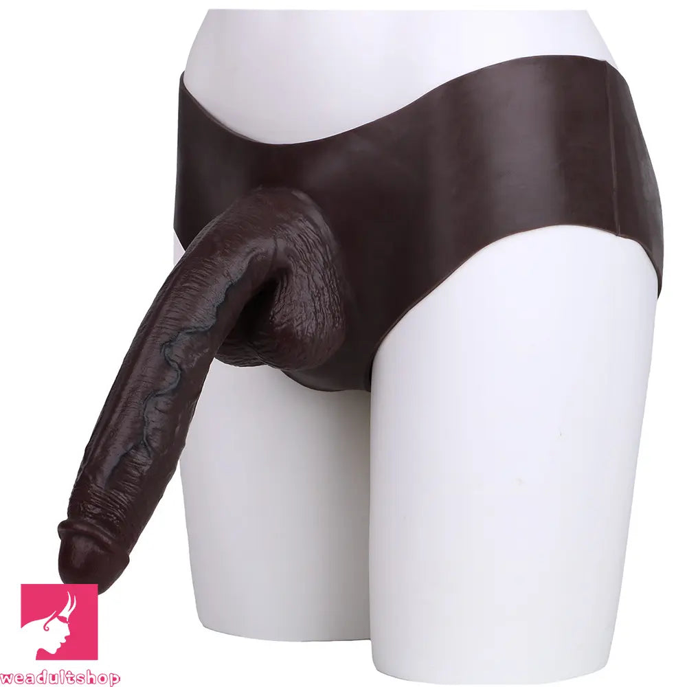 10.1in Hollow Strap on Dildo Panty For G-Spot Vaginal Anal Entertainment