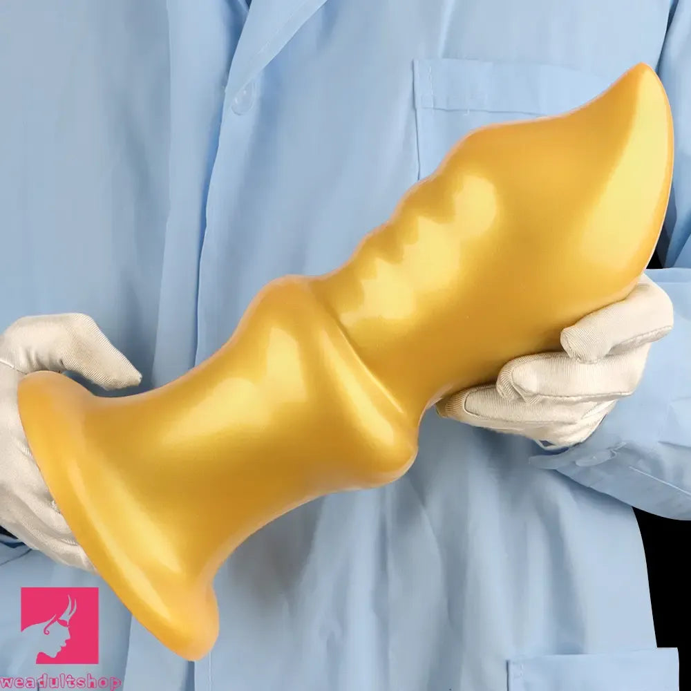 5.7in 8.26in 10.62in Liquid Silicone Sword Soft Anal Dilation Cock Dildo