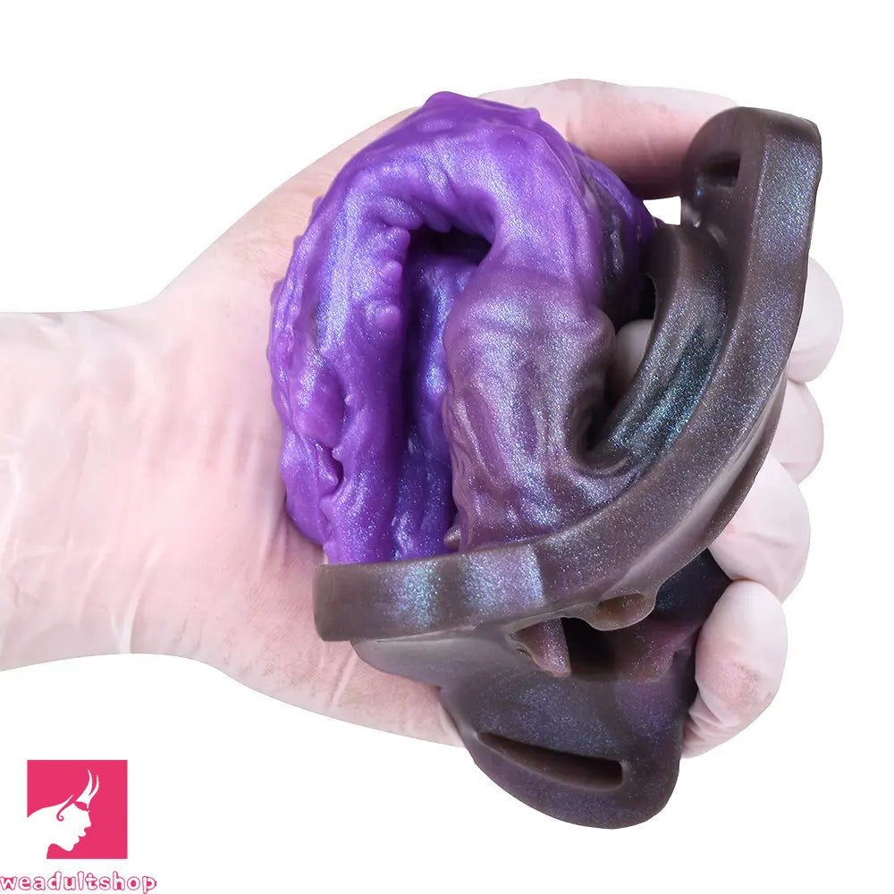 5.62in Dragon Beast Creature Odd Hollow Dildo Sleeve With Penis Ring