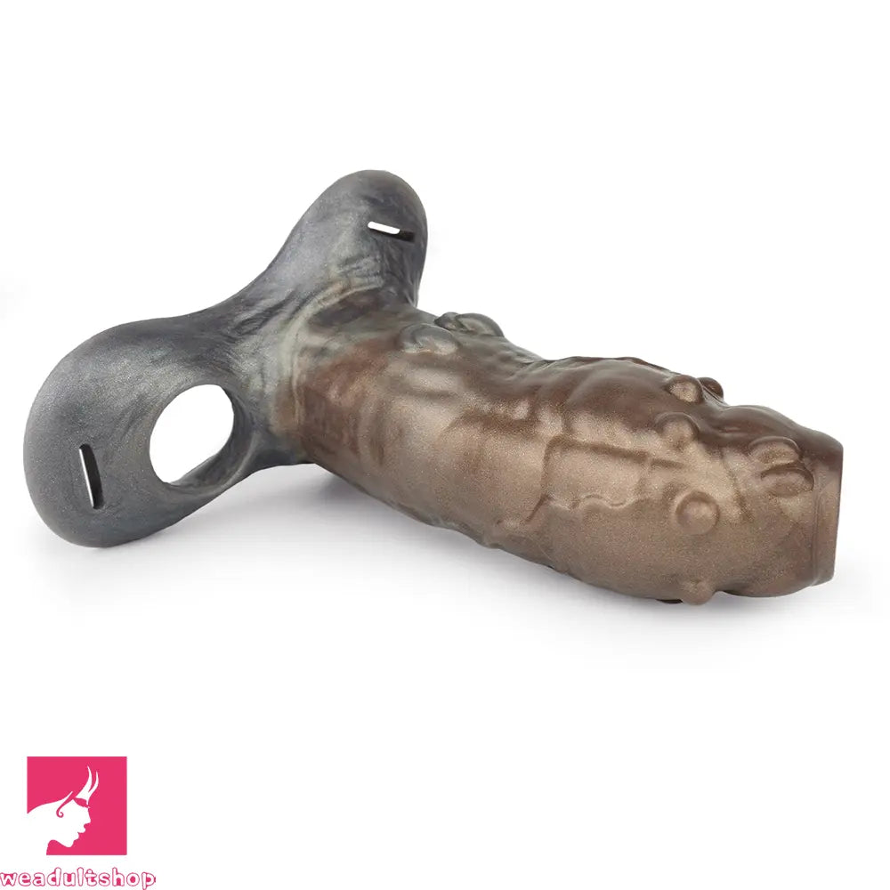 5.2in 6.69in Tentacle Strap on Hollow Dildo Sleeve Reusable Cock Sleeve
