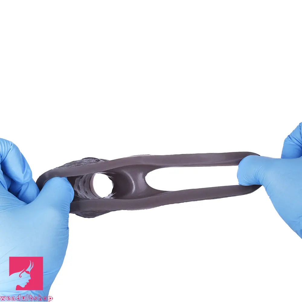4.05in 4.8in 5.39in Platinum Silicone Penis Dildo Sleeve Male Wearable Toy
