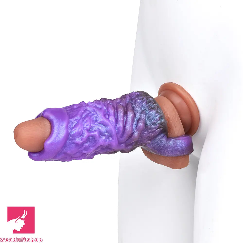 5.78in Dragon Beast Creature Fantasy Hollow Silicone Soft Dildo Sleeve