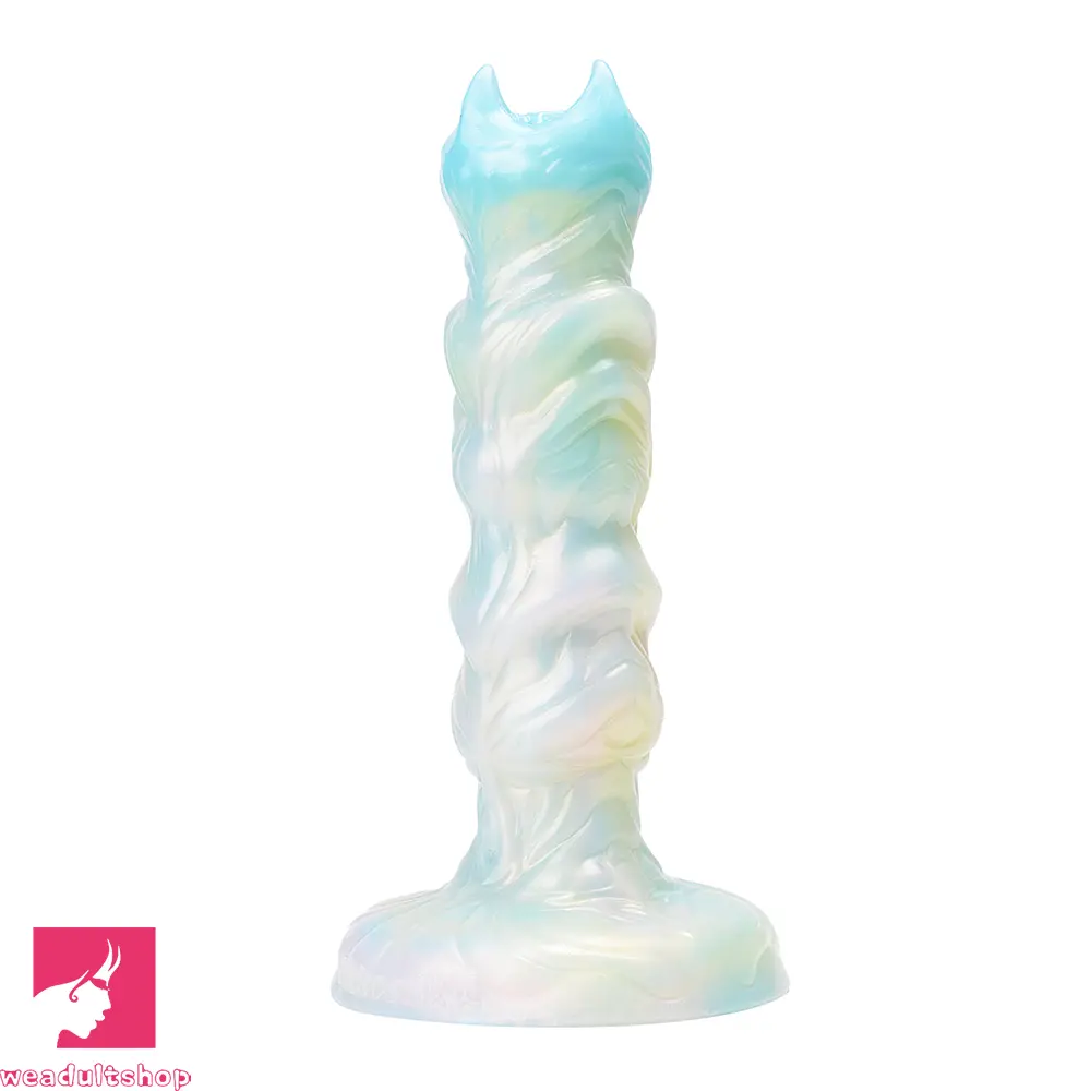 8.18in Soft Fleshy Texture Big Odd Ovipositor Egg Laying Inflatable Dildo