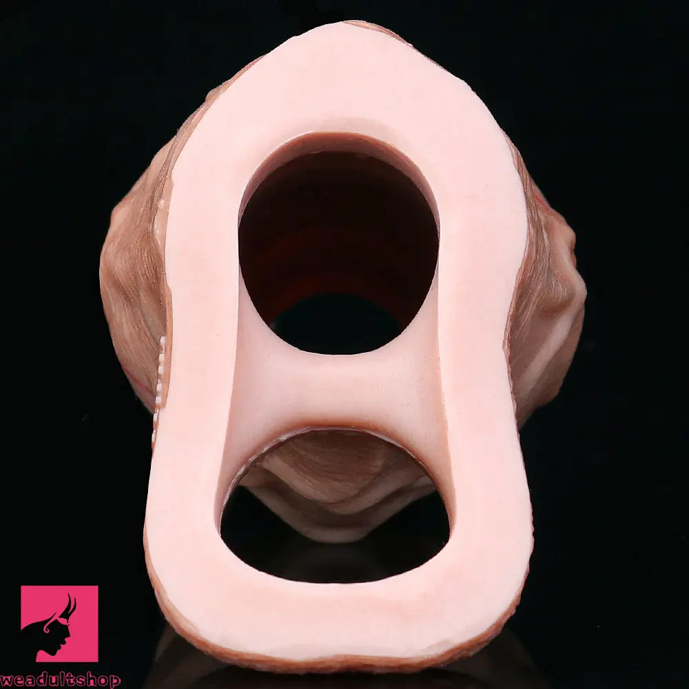 3.81in Realistic Penis Cock Dildo Sleeve Extender For Thicken Cock Toy