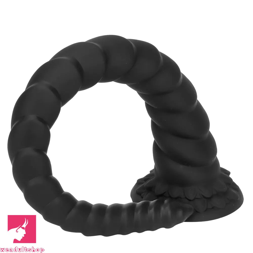 22.04in Liquid Silicone Super Long Texture Anal Plug Large Soft Sex Dildo