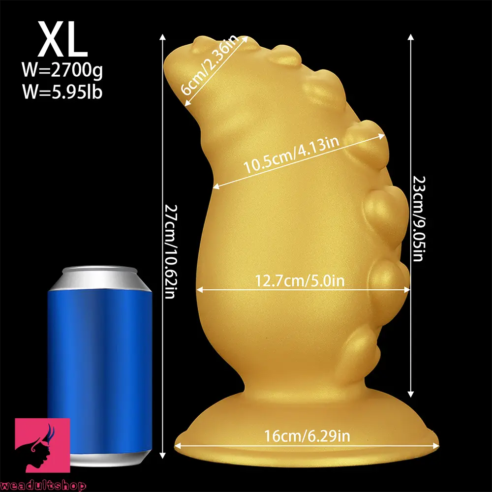 5.31in 6.88in 8.46in 10.62in Heart Anal Plug Dildo Prostate Massage Butt Toy