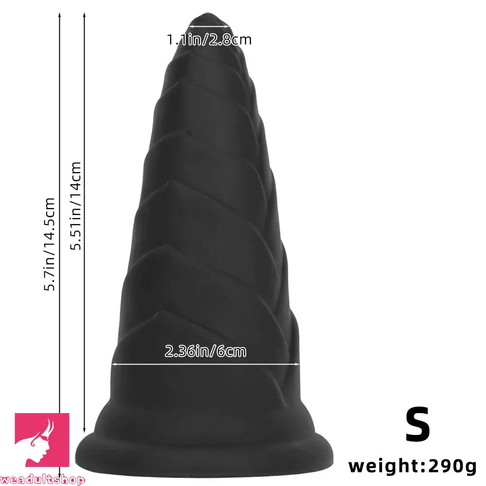 5.7in 7.08in 8.46in Bamboo Shoots Penis Anal Plug For Fisting Dildo Cock Toy