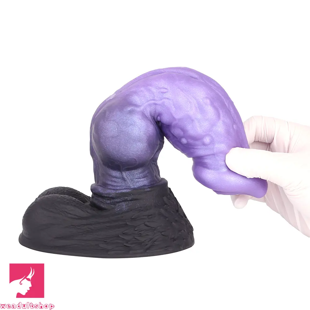 9.76in Monster Silicone Knot Ultra Soft Dildo For Couple G Spot Stimulator