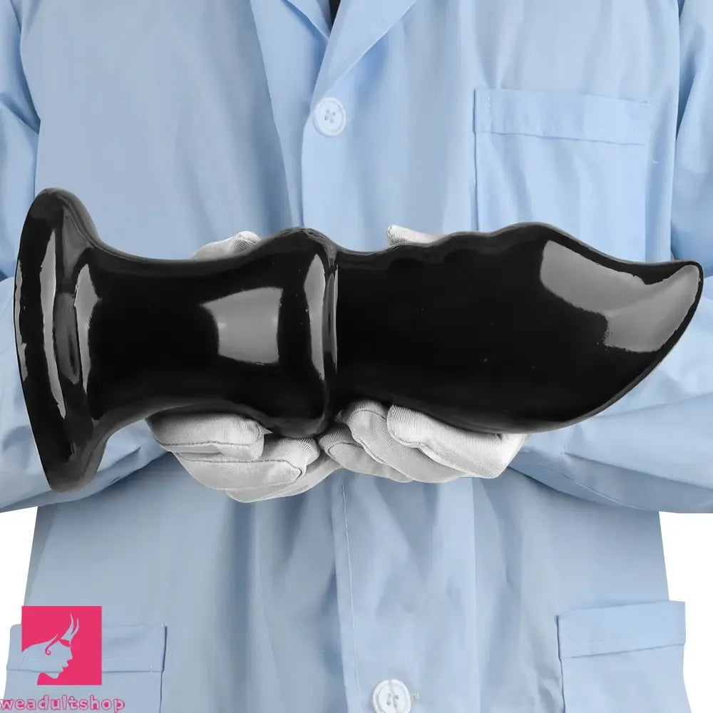 5.7in 8.26in 10.62in Black PVC Sword Large Clit Dilation Training Dildo