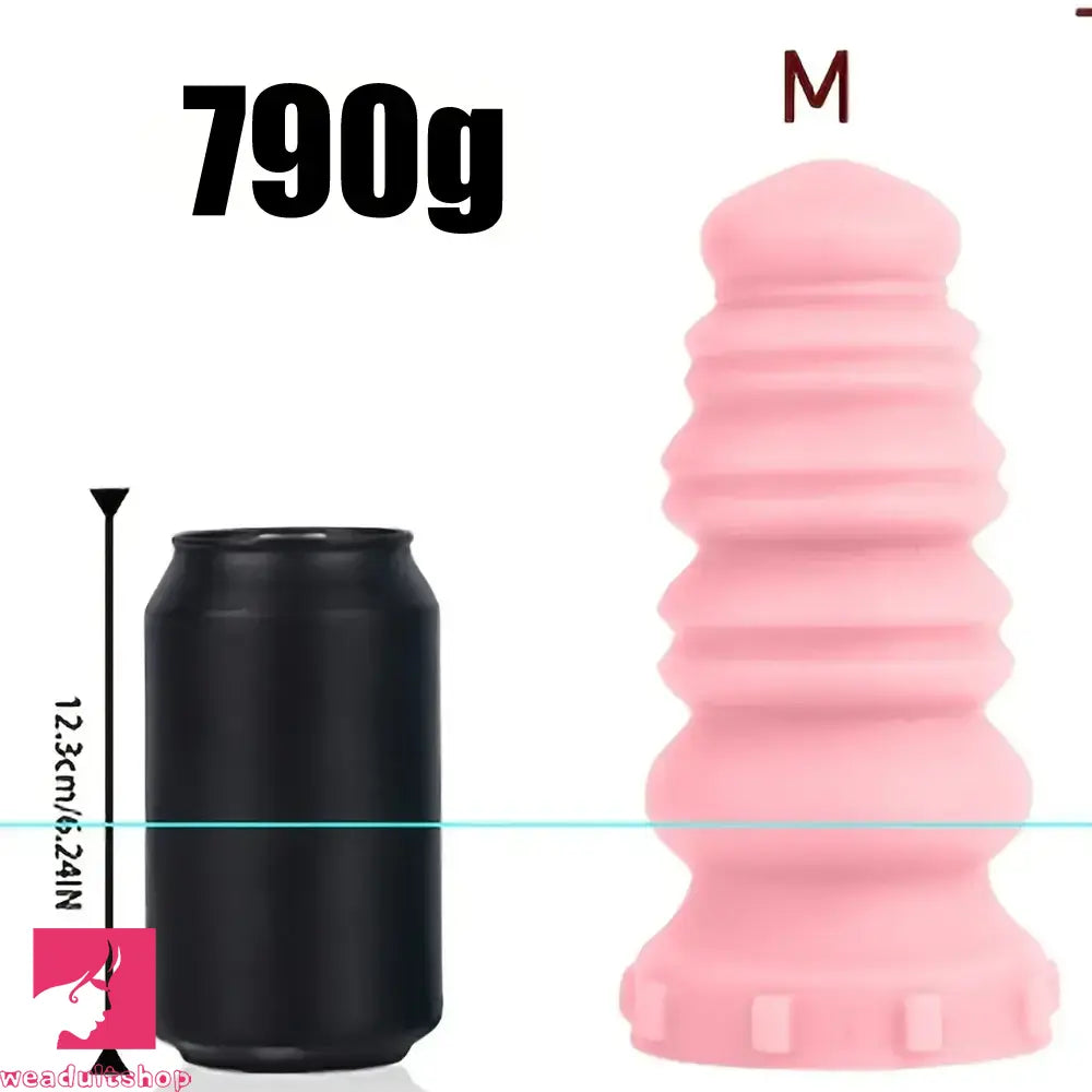 6.69in 7.87in 8.46in 9.25in 10.24in Soft Silicone Odd Big Macaron Thick Dildo