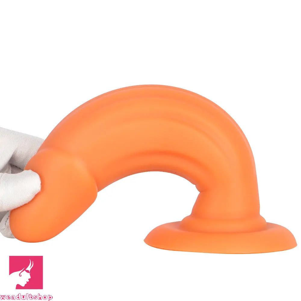 8.85in Eggless Female Masturbator Silicone Soft Dildo For Women Couples