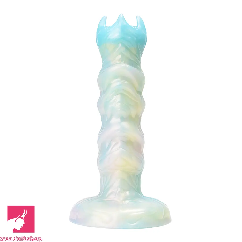 8.18in Soft Fleshy Texture Big Odd Ovipositor Egg Laying Inflatable Dildo