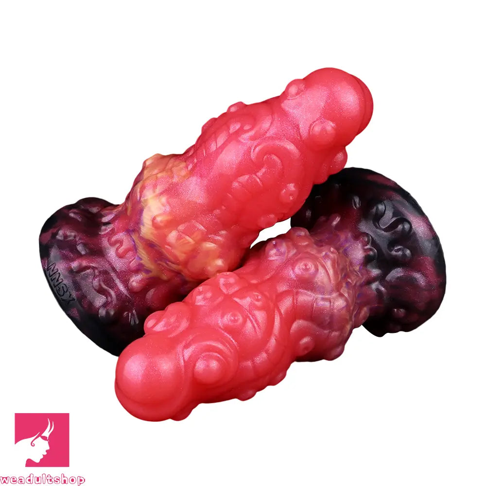 5.91in Fantasy Silicone Soft Monster Cock Dildo With Suction Cup Penis