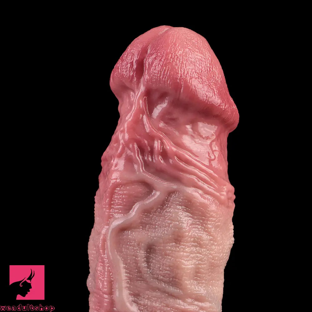 7.17in Hollow Penis Dildo Sleeve Silicone Soft Pants Female Masturbator