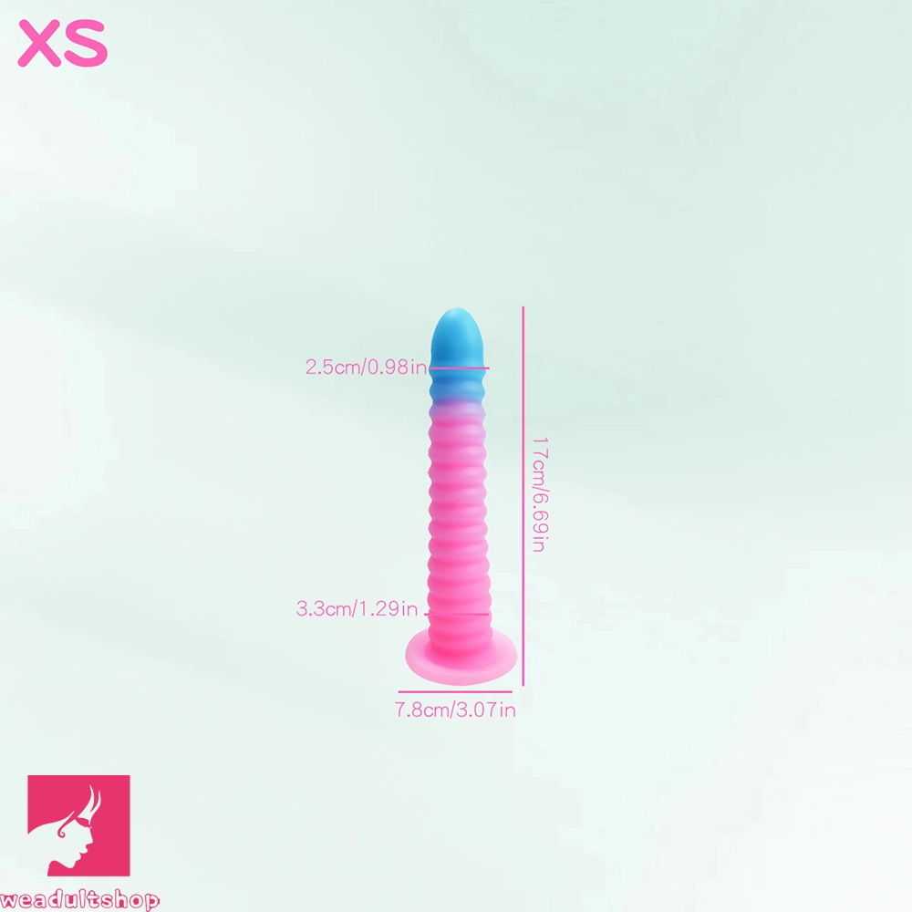 6.69in 9.05in 11in 13.1in Big Silicone Luminous Butt Plug Dildo For Prostate