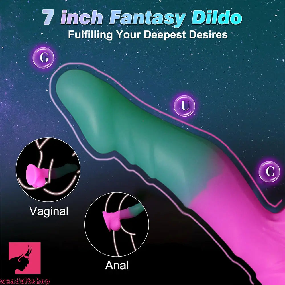 7in 8in 13in Fantasy Liquid Silicone Big Dildo Flexible Stimulator Holiday Gift