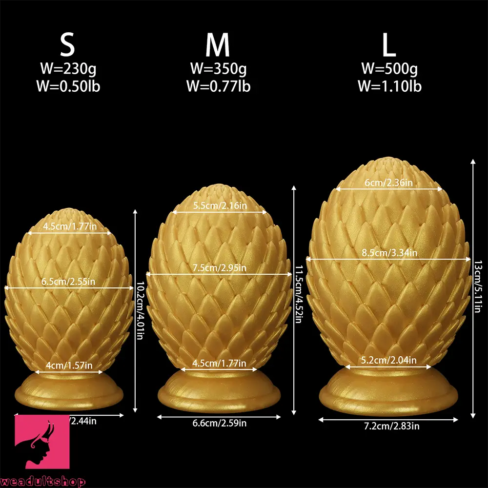 4.01in 4.52in 5.11in Large Petals Anal Plug Dildo Women Masturbation Adult Toy