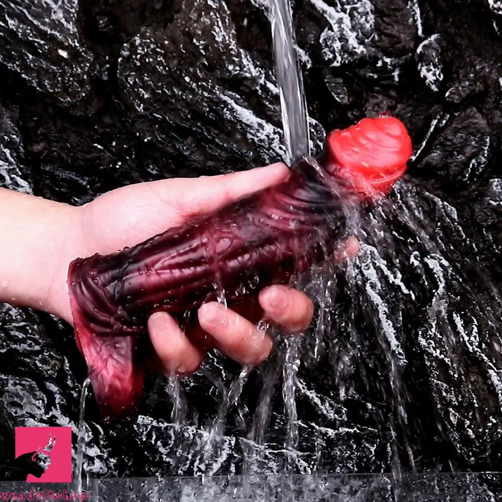 5.98in 7.09in Silicone Cock Sleeve Soft Vibrating Uncut Hollow Dildo For Clit