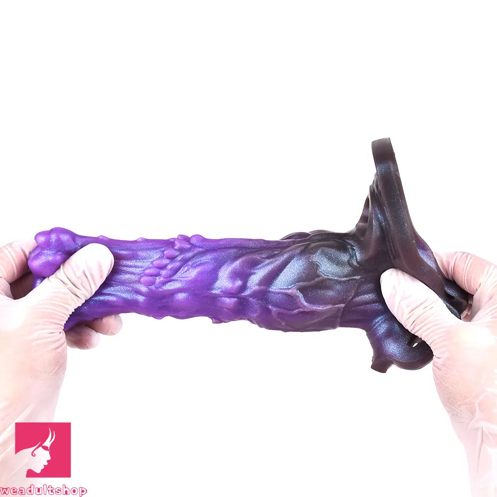 5.55in Dragon Silicone Floppy Beast Creature Fantasy Hollow Dildo Sleeve