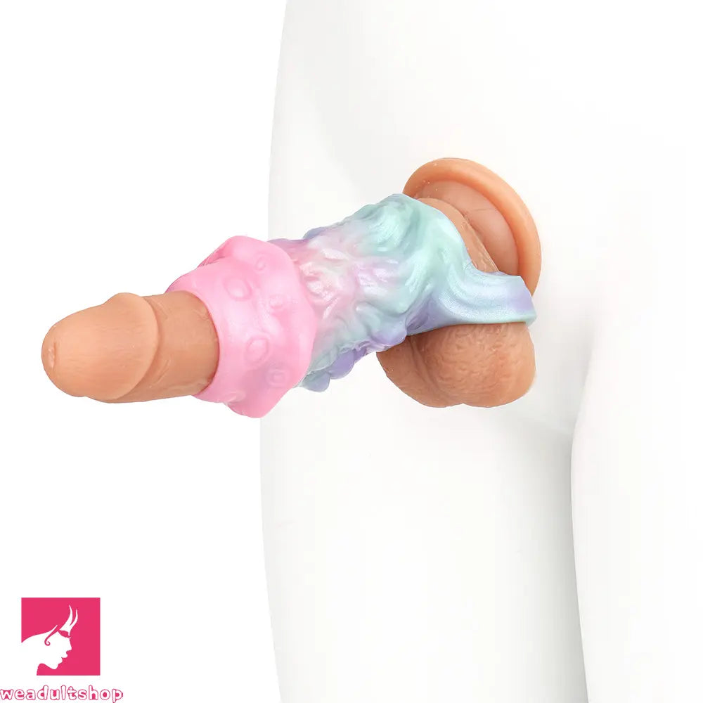 4.44in Spore Bloom SHAZ-3016 Fantasy Hollow Dildo Cock Sleeve Extension