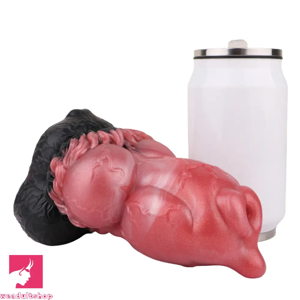 6.88in Dog Knot Dildo Male Masturbator Silicone Soft Fantasy Odd Penis