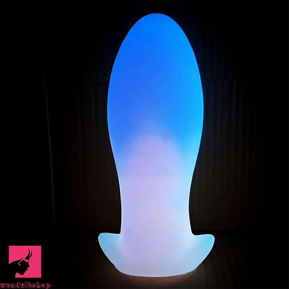 4.52in-8.66in Luminous Soft Luminous Glowing Dildo Prostate Anal Plug