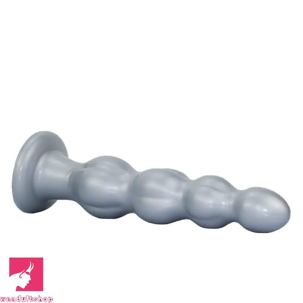 8.07in 11.61in 14.56in Muscle Anal Plug Dildo Soft Silicone Prostate Massager