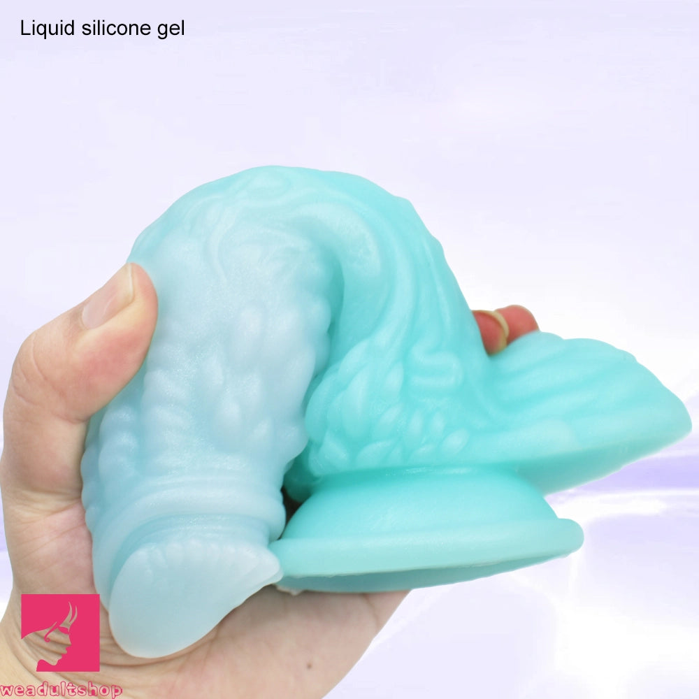 7.48in Dragon Silicone Soft Luminous Dildo Suction Cup Penis Sex Toy