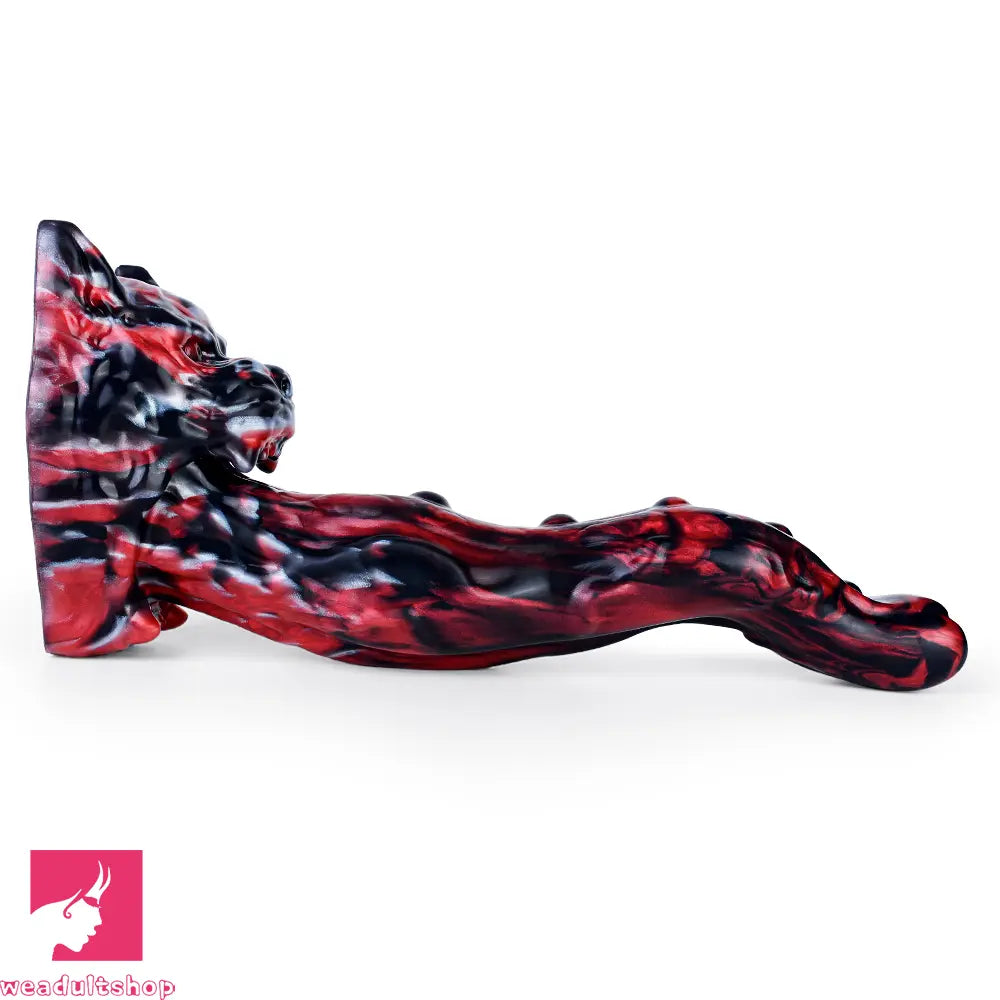 5.51in 7.56in 9.84in 12.6in 17.72in Monster Silicone Creature Penis Dildo
