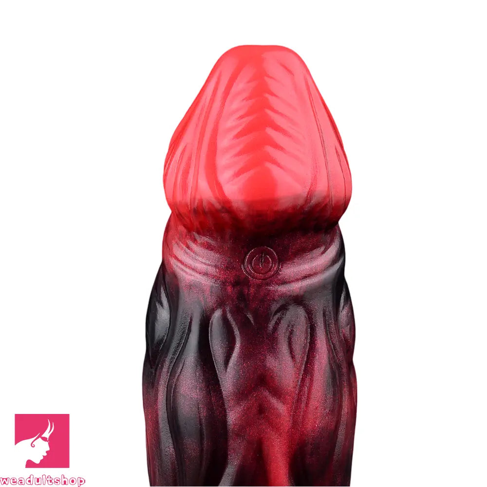 5.91in 7.17in Silicone Cock Sleeve Soft Vibrating Hollow Fantasy Penis Dildo