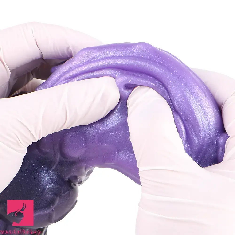 9.05in Tentacle Knot Silicone Dual Density Monster Dildo Anal Stimulator