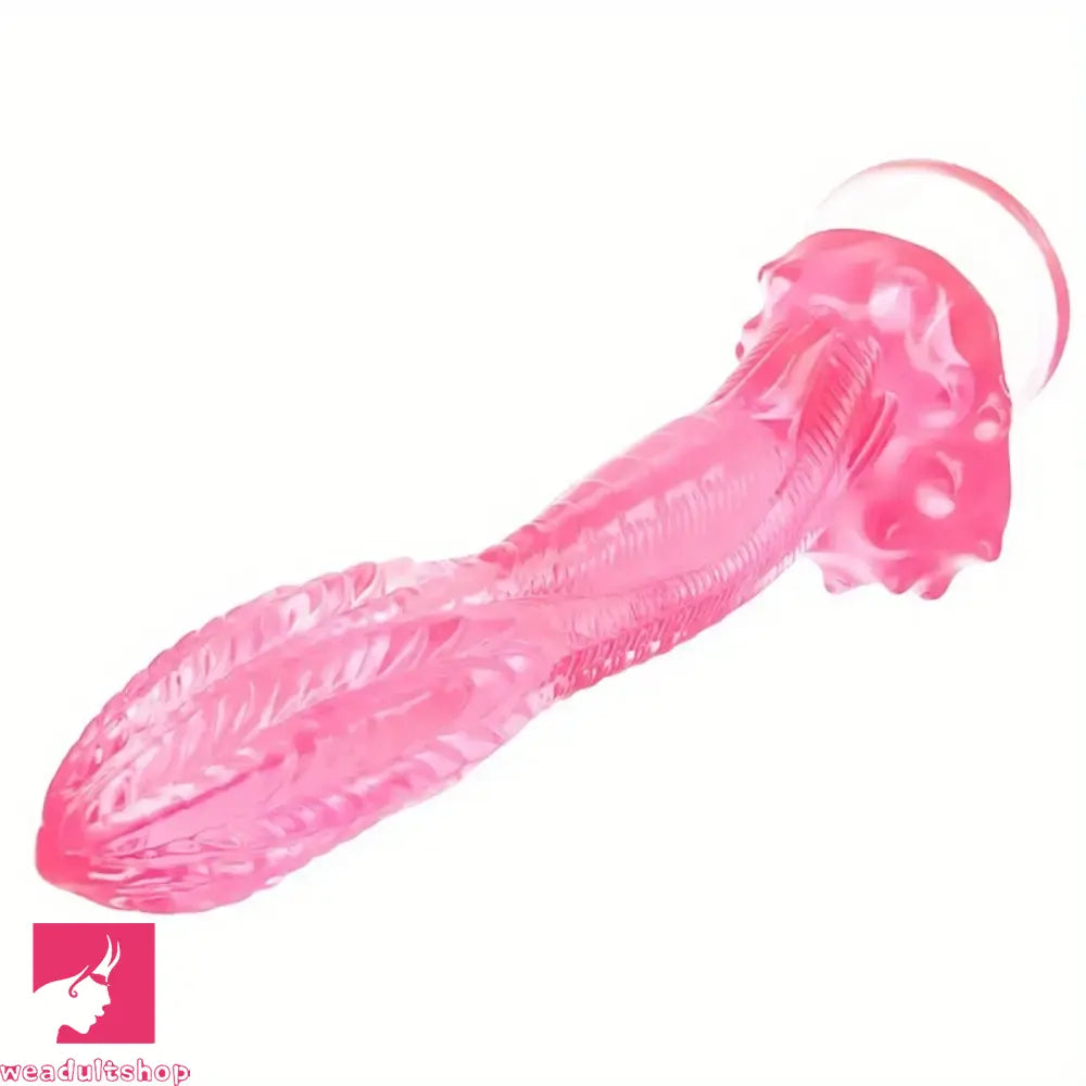 10.2in 12.4in Giant Pointed Penis Beast Animal Fantasy PVC Scales Dildo