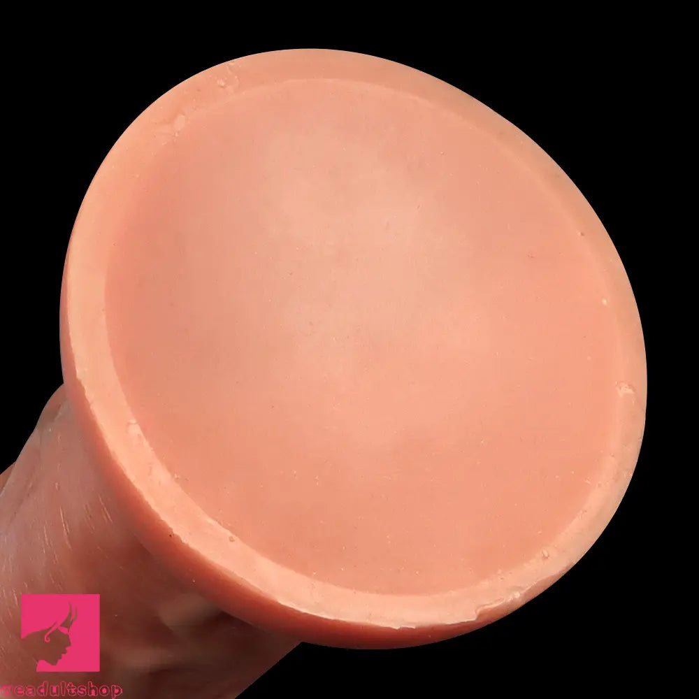9.25in 10.28in Eggless Elbow Large Penis Silicone Dual Hardness Dildo
