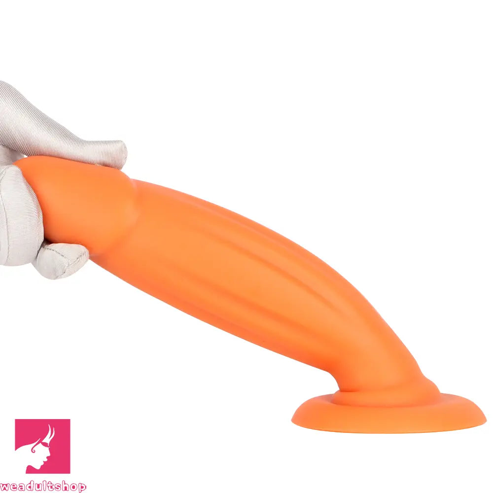 8.85in Eggless Female Masturbator Silicone Soft Dildo For Women Couples